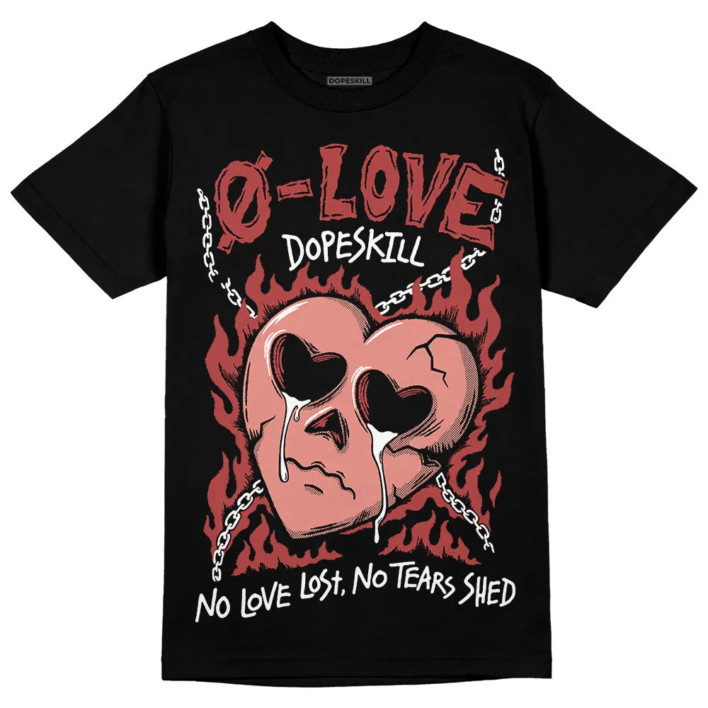 Dune Red 13s DopeSkill T-Shirt Crying Heart Graphic sold by DopeSkill product image thumbnail 2