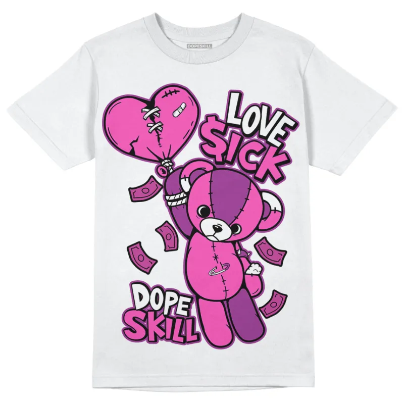 Hyper Violet 4s DopeSkill T-Shirt Love Sick Graphic sold by DopeSkill