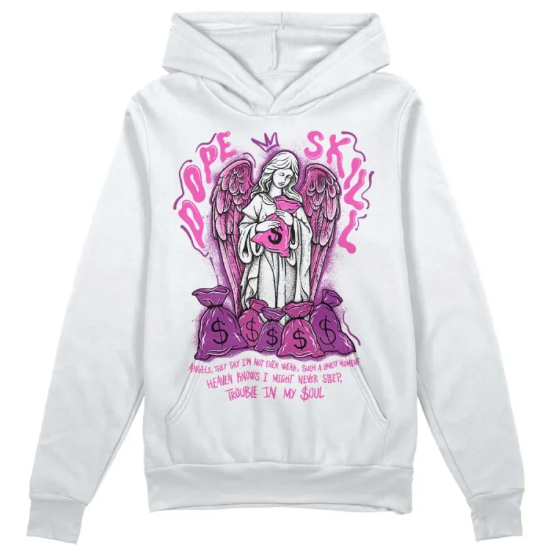 Hyper Violet 4s DopeSkill Hoodie Sweatshirt Angels Graphic sold by DopeSkill
