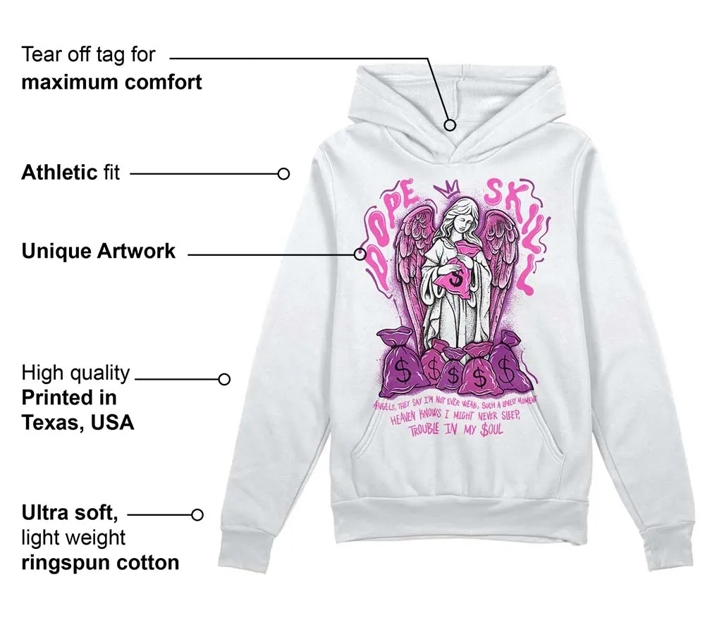 Hyper Violet 4s DopeSkill Hoodie Sweatshirt Angels Graphic sold by DopeSkill product image thumbnail 3