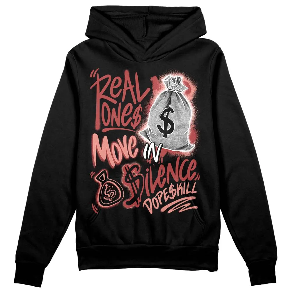 Dune Red 13s DopeSkill Hoodie Sweatshirt Real Ones Move In Silence Graphic sold by DopeSkill product image thumbnail 2