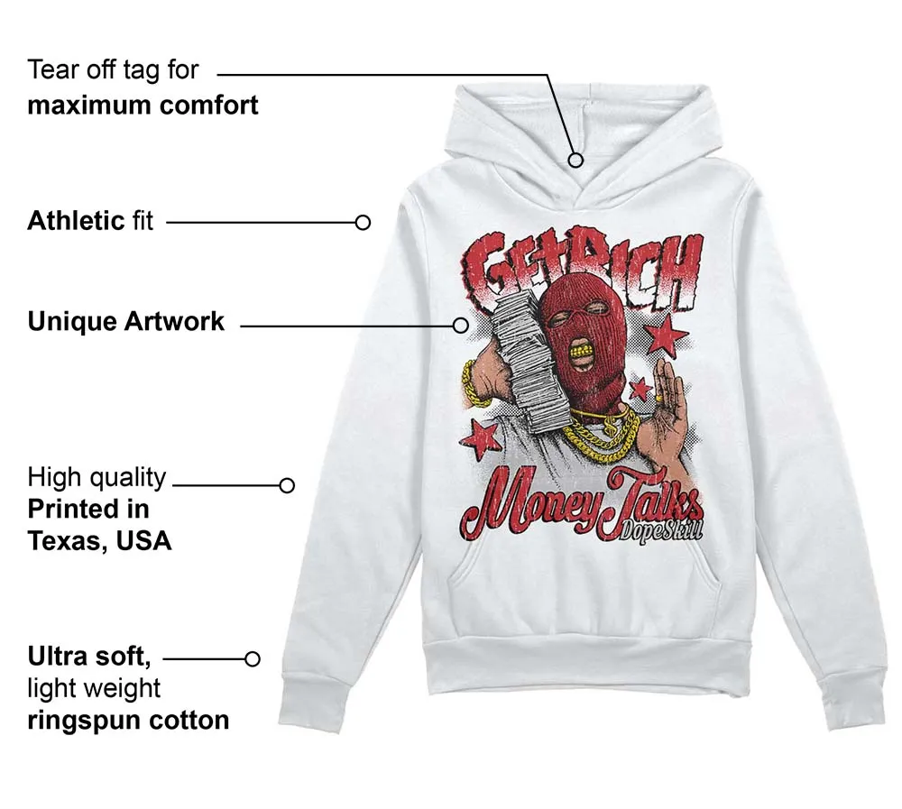 Red Taxi 12s DopeSkill Hoodie Sweatshirt Get Rich Graphic sold by DopeSkill product image thumbnail 3