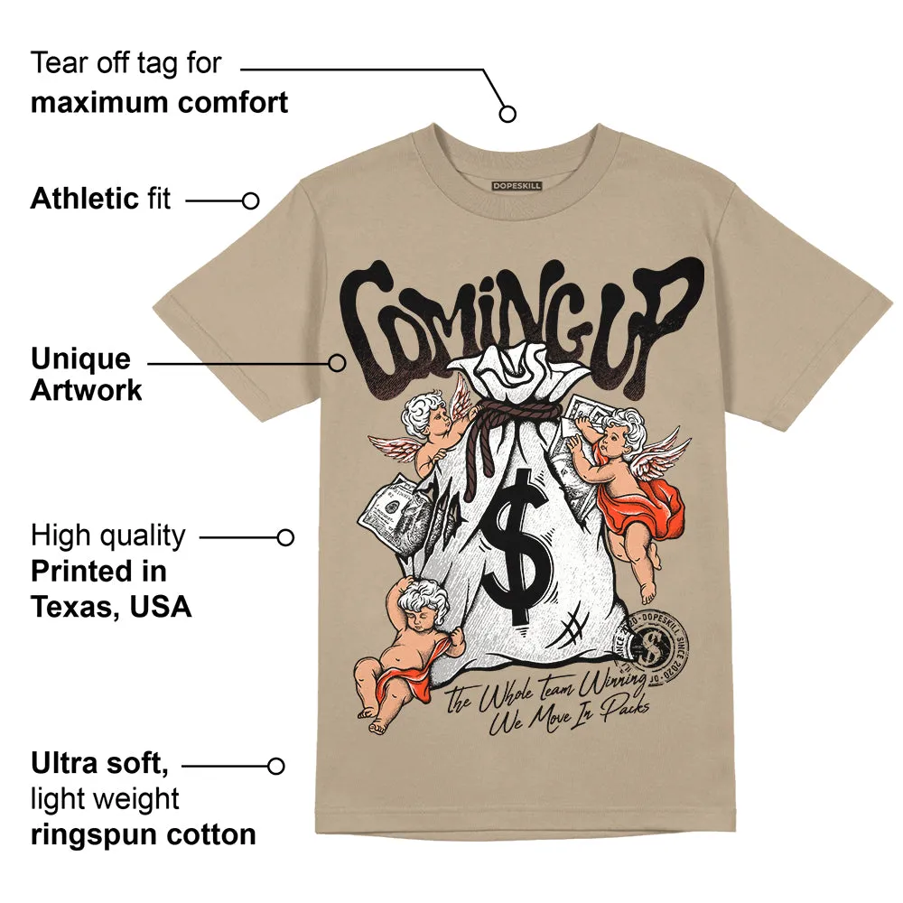 Latte 1s DopeSkill Medium Brown T-shirt Money Bag Coming Up Graphic sold by DopeSkill product image thumbnail 2