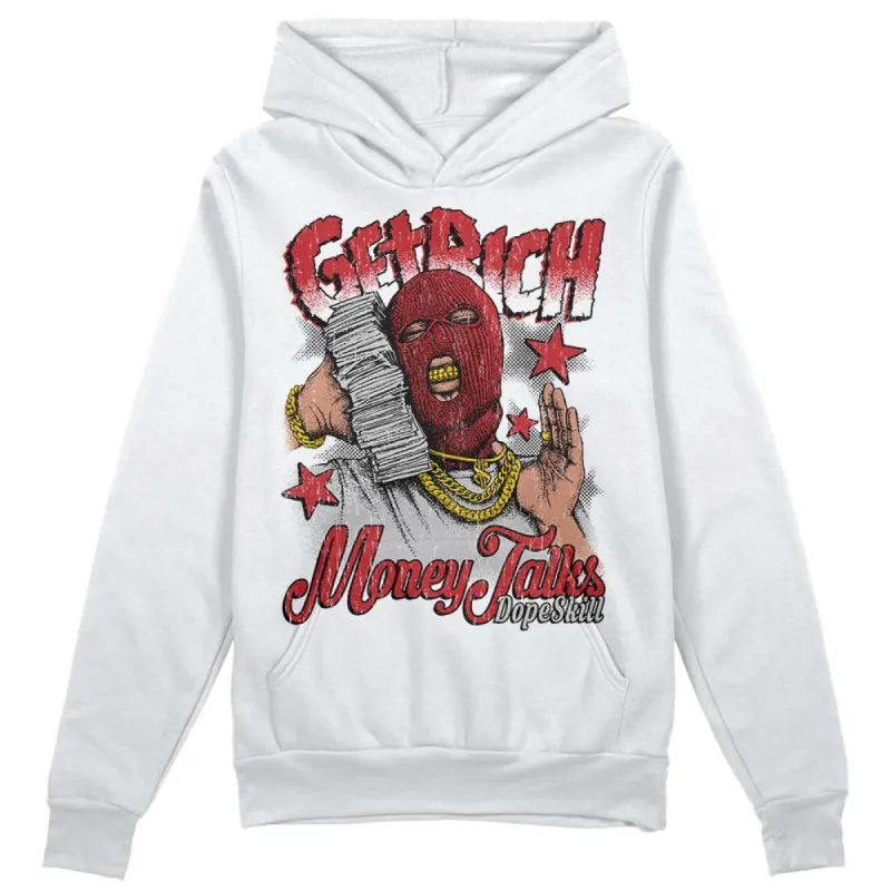 Red Taxi 12s DopeSkill Hoodie Sweatshirt Get Rich Graphic sold by DopeSkill