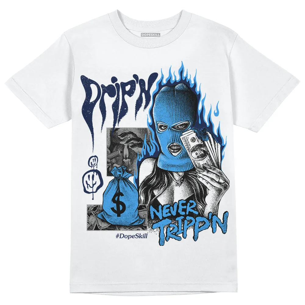 AJ Spizike White Obsidian DopeSkill T-Shirt Drip'n Never Tripp'n Graphic sold by DopeSkill