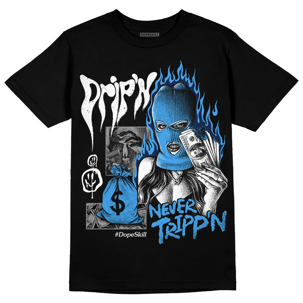 AJ Spizike White Obsidian DopeSkill T-Shirt Drip'n Never Tripp'n Graphic sold by DopeSkill product image thumbnail 2