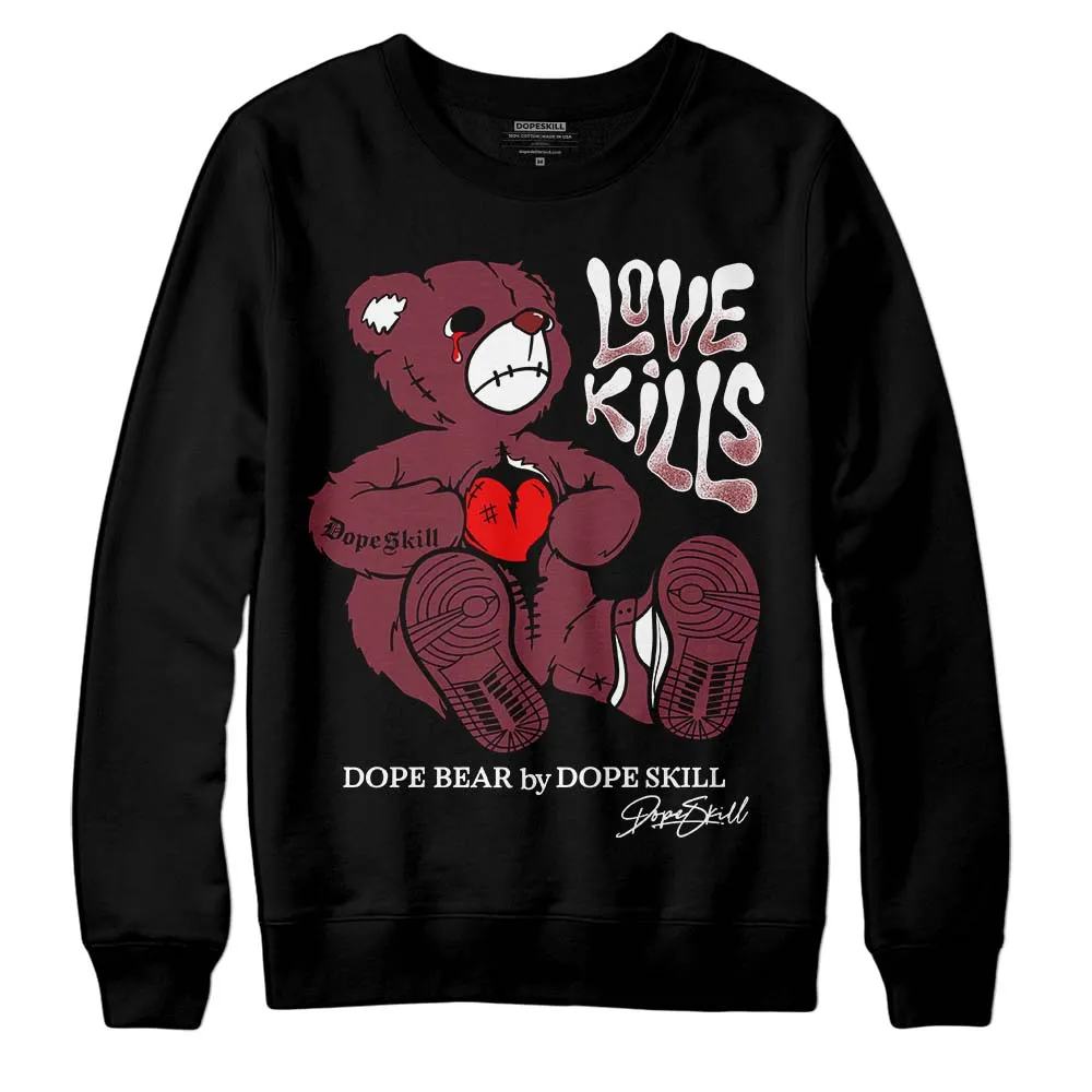 Team Red 1s DopeSkill Sweatshirt Love Kills Graphic sold by DopeSkill product image thumbnail 2