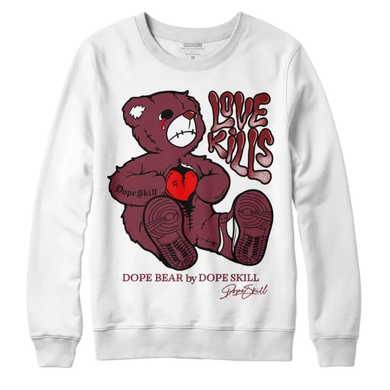 Team Red 1s DopeSkill Sweatshirt Love Kills Graphic sold by DopeSkill