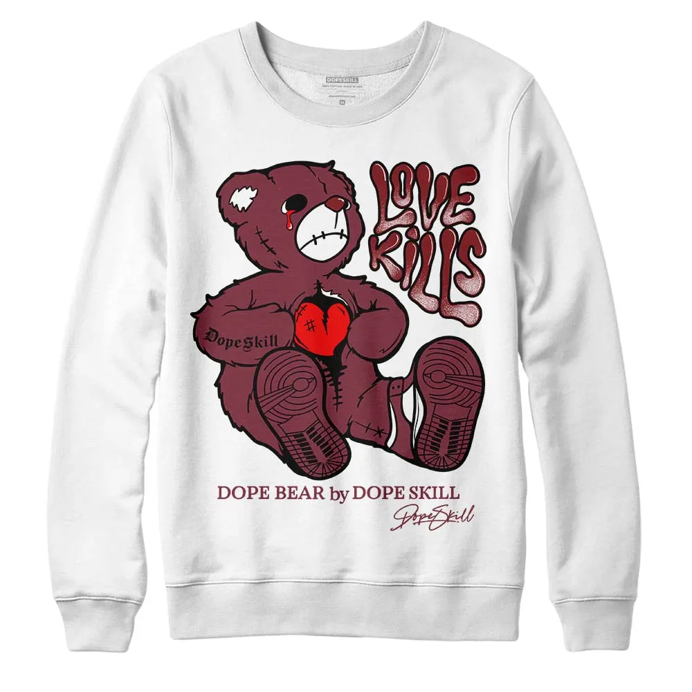 Team Red 1s DopeSkill Sweatshirt Love Kills Graphic sold by DopeSkill