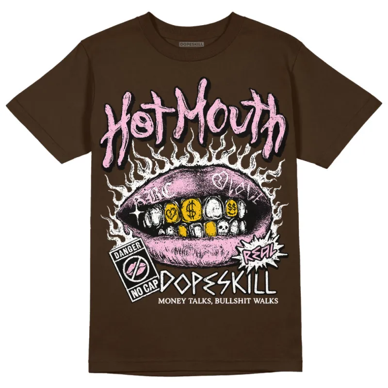 Neapolitan 11s DopeSkill Velvet Brown T-shirt Hot Mouth Graphic sold by DopeSkill