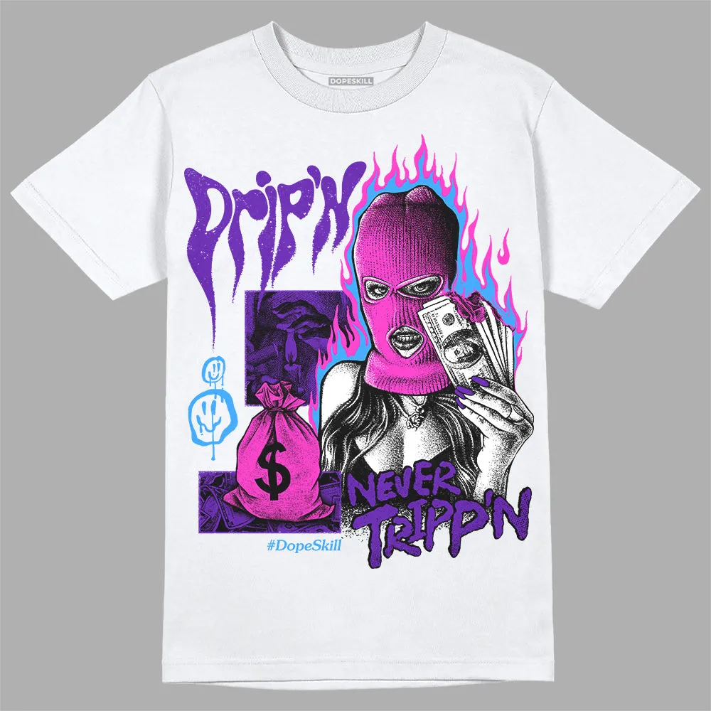 Dunk Purple Championship Court White DopeSkill T-Shirt Drip'n Never Tripp'n Graphic sold by DopeSkill
