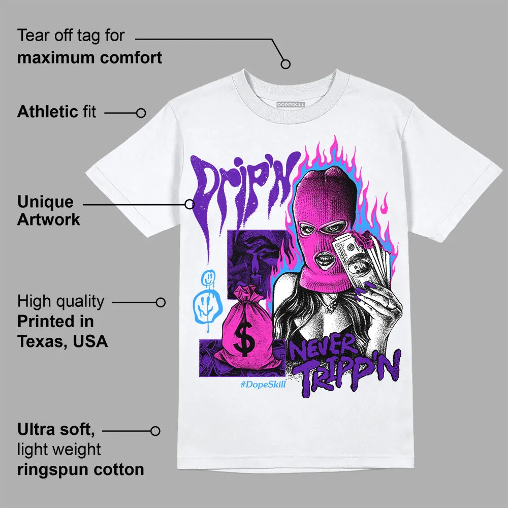 Dunk Purple Championship Court White DopeSkill T-Shirt Drip'n Never Tripp'n Graphic sold by DopeSkill product image thumbnail 3