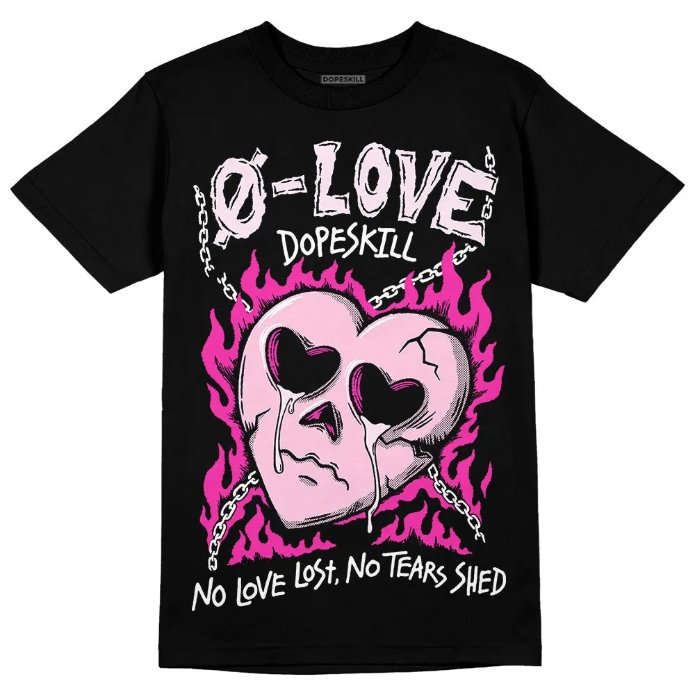 Triple Pink Dunk DopeSkill T-Shirt No Love Graphic sold by DopeSkill product image thumbnail 2