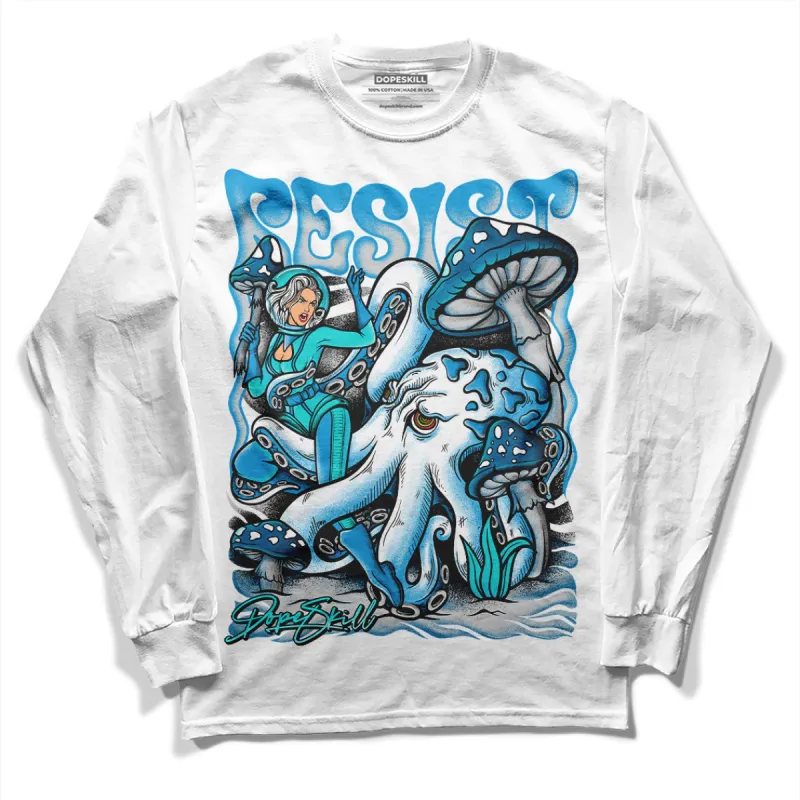 Military Blue 4s DopeSkill Long Sleeve T-Shirt Resist Graphic sold by DopeSkill