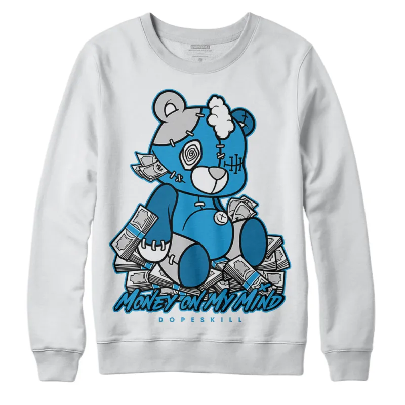 Military Blue 4s DopeSkill Sweatshirt MOMM Bear Graphic sold by DopeSkill