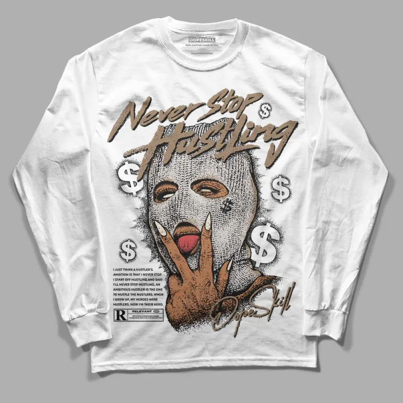 Sail 5s DopeSkill Long Sleeve T-Shirt Never Stop Hustling Graphic sold by DopeSkill