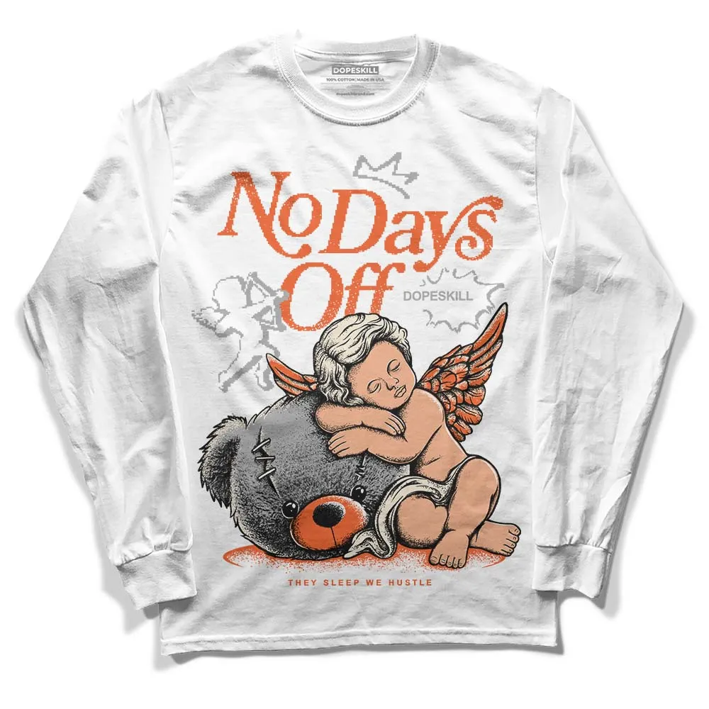 Georgia Peach 3s DopeSkill Long Sleeve T-Shirt New No Days Off Graphic sold by DopeSkill product image thumbnail 2