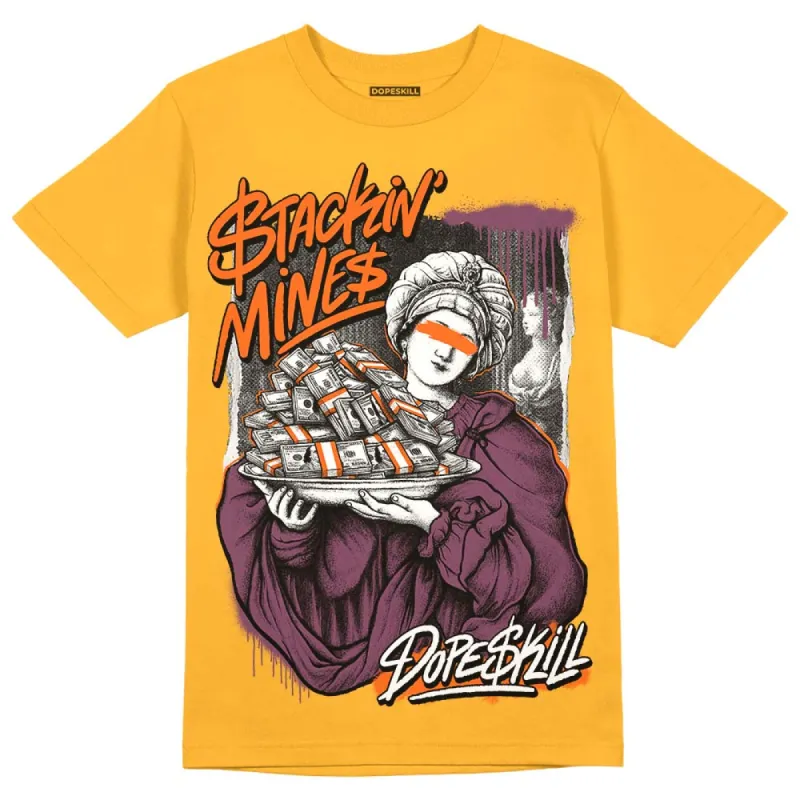 Brotherhood 1s High OG DopeSkill University Gold T-shirt Stackin Mines Graphic sold by DopeSkill