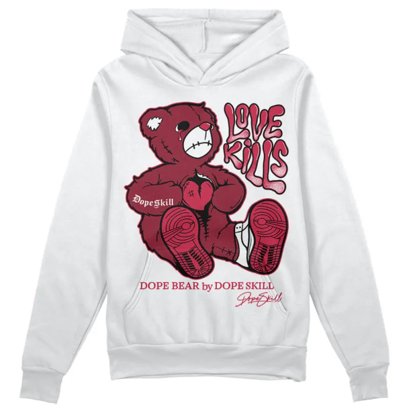 85 Metallic Burgundy 1s DopeSkill Hoodie Sweatshirt Love Kills Graphic sold by DopeSkill