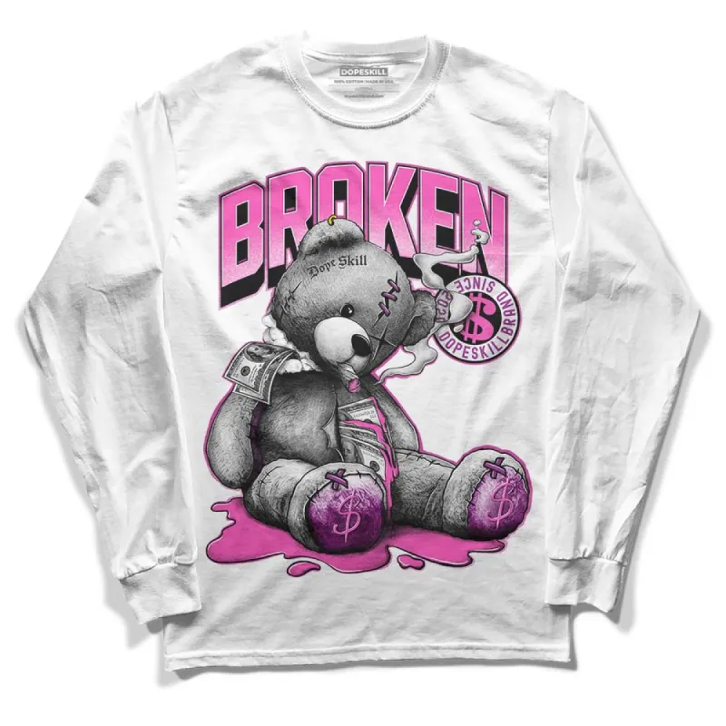Hyper Violet 4s DopeSkill Long Sleeve T-Shirt Sick Bear Graphic sold by DopeSkill