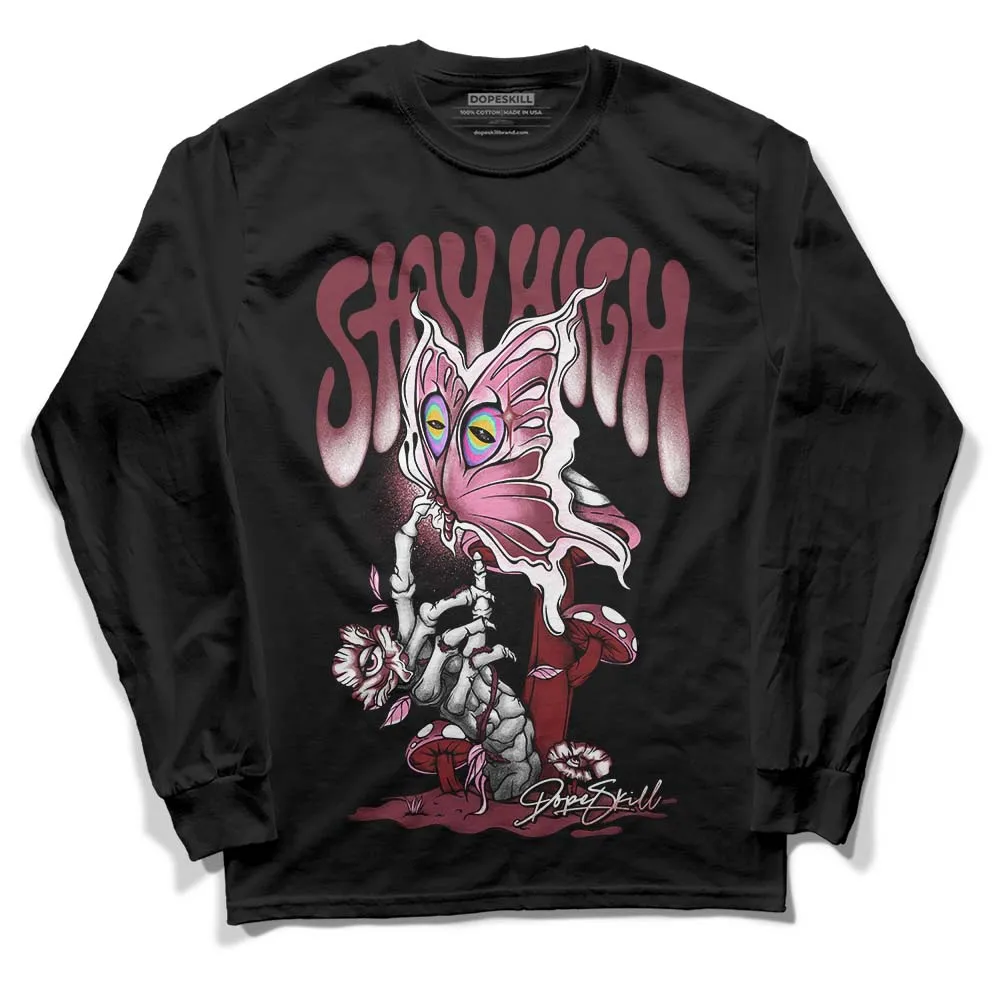 Team Red 1s DopeSkill Long Sleeve T-Shirt Stay High Graphic sold by DopeSkill product image thumbnail 2