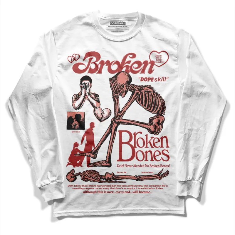 Dune Red 13s DopeSkill Long Sleeve T-Shirt Broken Bones Graphic sold by DopeSkill