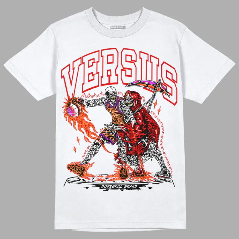 Red Cement 4S DopeSkill T-Shirt VERSUS Graphic sold by DopeSkill