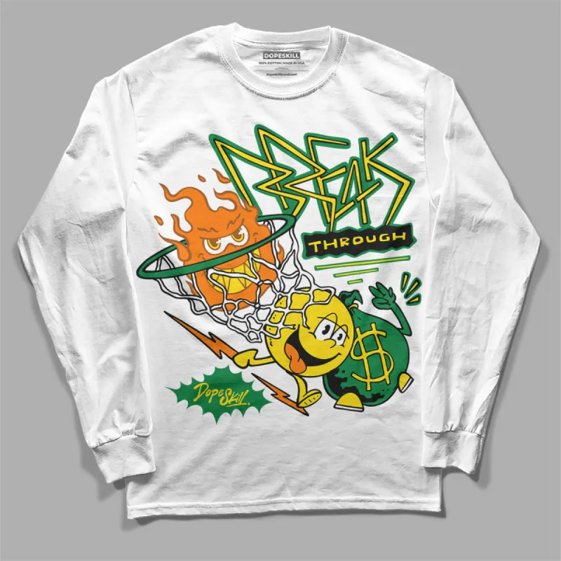 Dunk Reverse Brazil DopeSkill Long Sleeve T-Shirt Break Through Graphic sold by DopeSkill