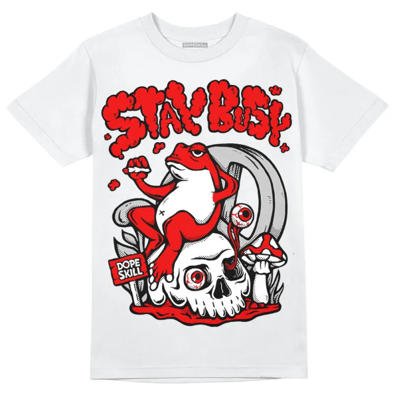 Cherry 12s DopeSkill T-Shirt Stay Busy Graphic sold by DopeSkill
