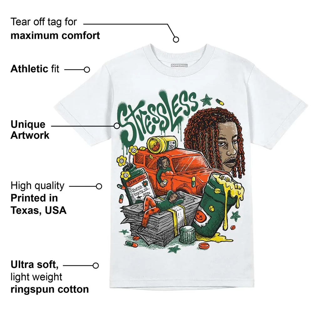 Dunk Team Dark Green Orange DopeSkill T-Shirt Stressless Graphic sold by DopeSkill product image thumbnail 3
