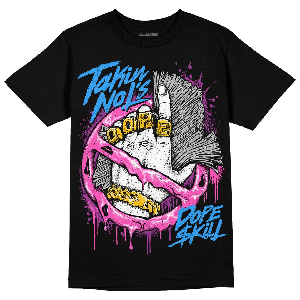 Hyper Violet 4s DopeSkill T-Shirt Takin No L's Graphic sold by DopeSkill product image thumbnail 2