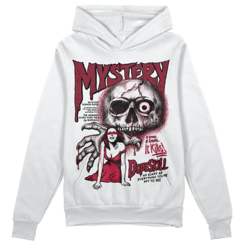 85 Metallic Burgundy 1s DopeSkill Hoodie Sweatshirt Mystery Ghostly Grasp Graphic sold by DopeSkill