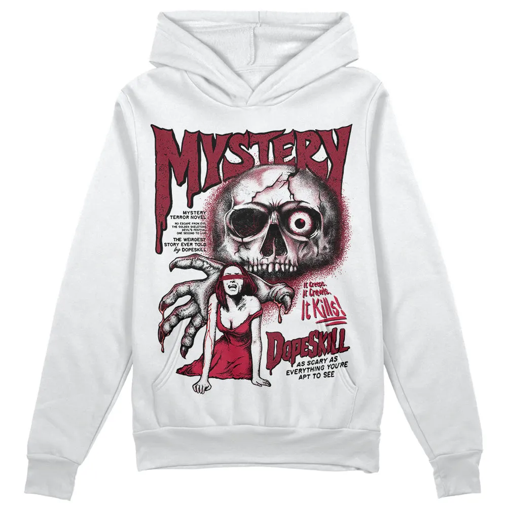 85 Metallic Burgundy 1s DopeSkill Hoodie Sweatshirt Mystery Ghostly Grasp Graphic sold by DopeSkill