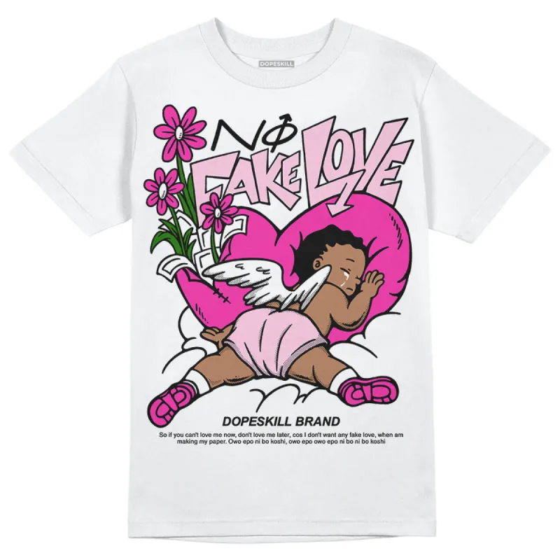Pink Collection DopeSkill T-Shirt No Fake Love Graphic sold by DopeSkill