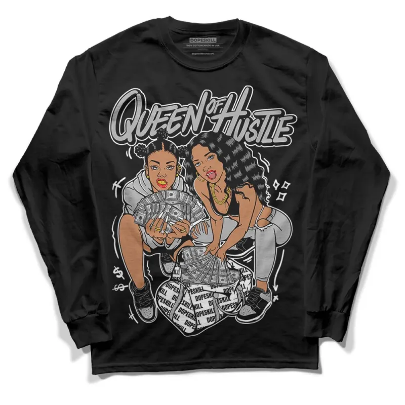 Shadow 1s DopeSkill Long Sleeve T-Shirt Queen Of Hustle Graphic sold by DopeSkill