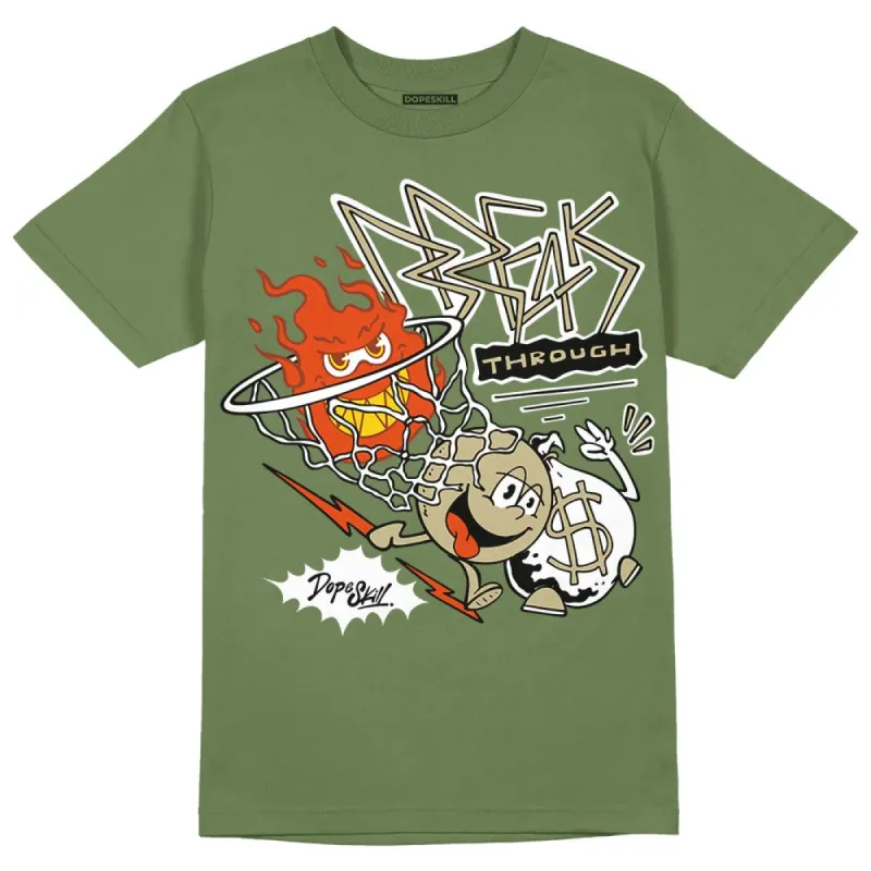 Olive Collection DopeSkill Olive T-shirt Break Through Graphic sold by DopeSkill