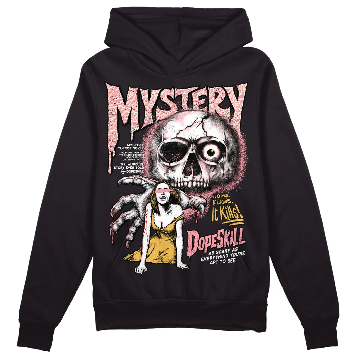 Red Stardust 3s DopeSkill Hoodie Sweatshirt Mystery Ghostly Grasp Graphic sold by DopeSkill product image thumbnail 2