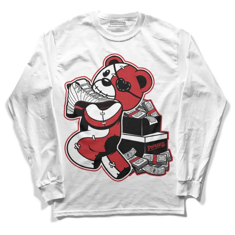 Red Taxi 12s DopeSkill Long Sleeve T-Shirt Bear Steals Sneaker Graphic sold by DopeSkill