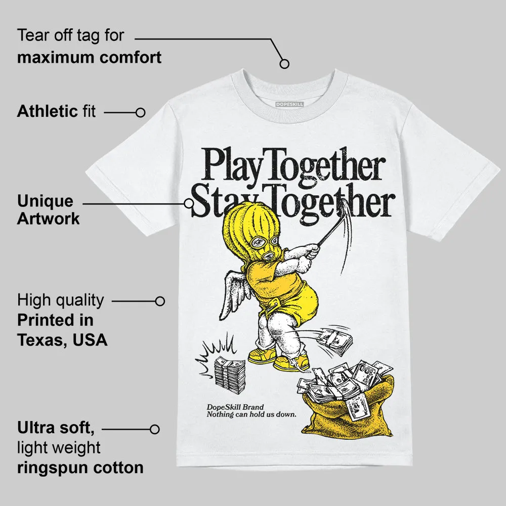 Vivid Sulfur 4s DopeSkill T-Shirt Play together, Stay together Graphic sold by DopeSkill product image thumbnail 3