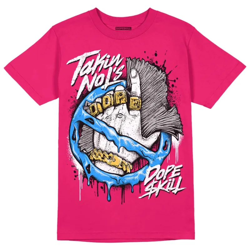 Dunk Obsidian Fierce Pink DopeSkill Pink T-Shirt Takin No L's Graphic sold by DopeSkill