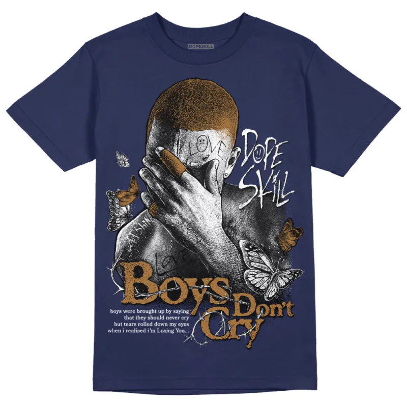 Dunk Premium Tweed Corduroy DopeSkill Navy T-shirt Boys Don't Cry Graphic sold by DopeSkill