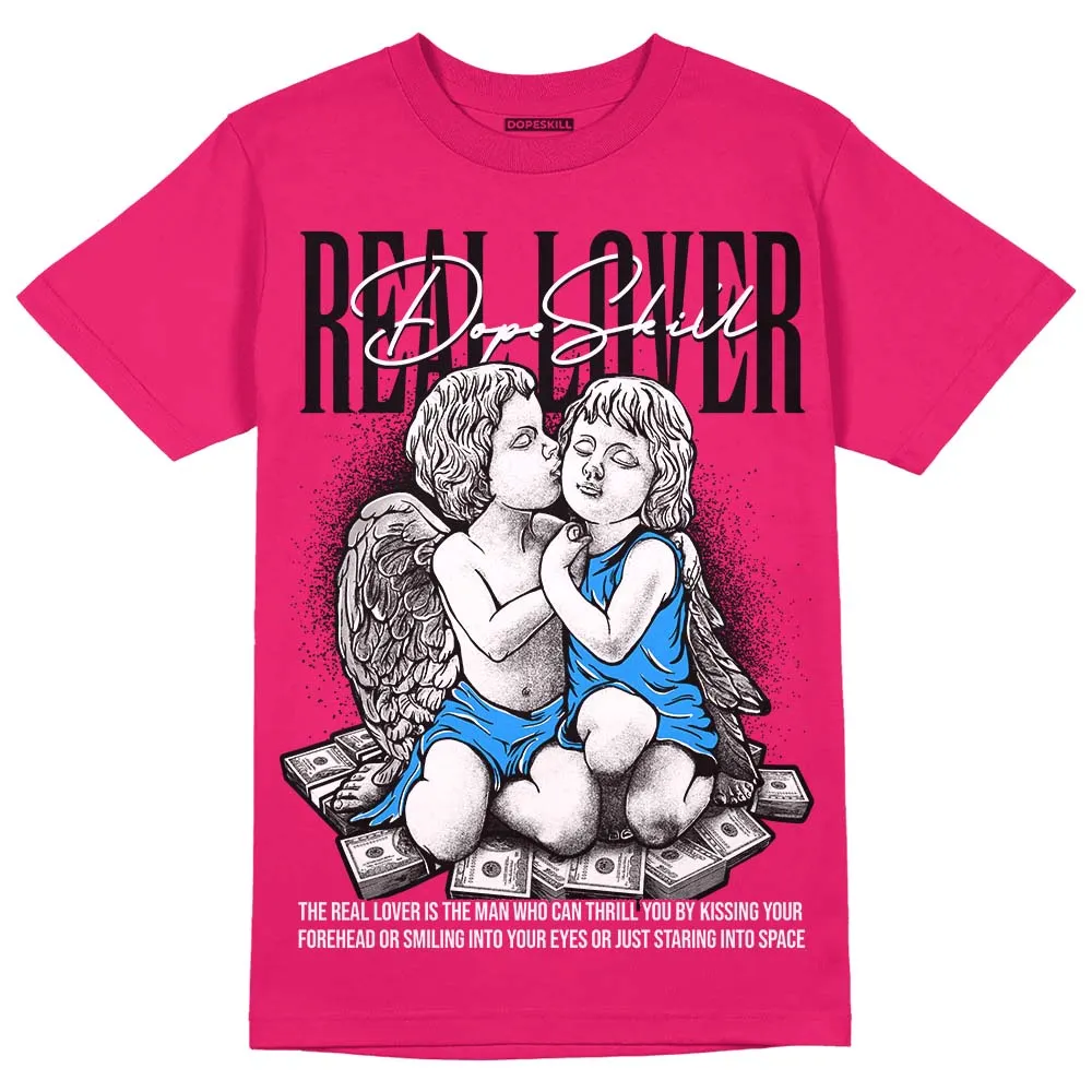 Dunk Obsidian Fierce Pink DopeSkill Pink T-Shirt Real Lover Graphic sold by DopeSkill