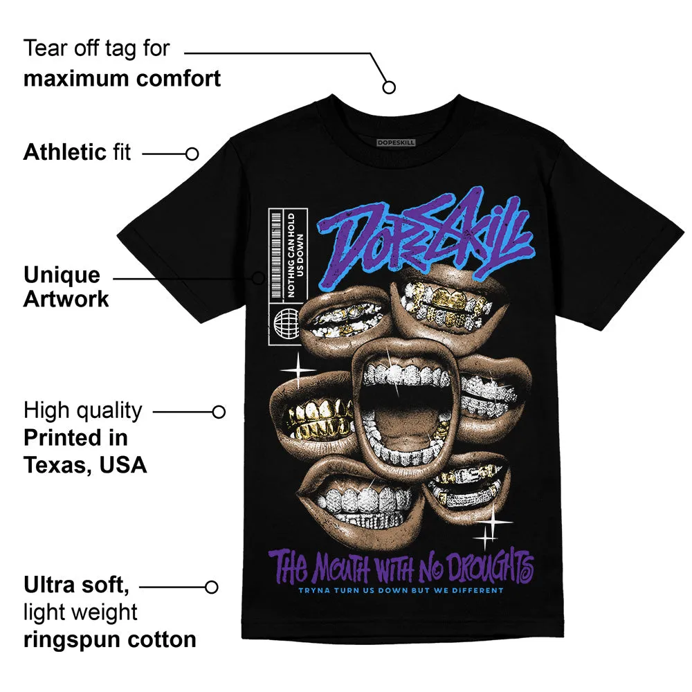 PURPLE Collection DopeSkill T-Shirt The Mouth With No Droughts Graphic sold by DopeSkill product image thumbnail 3