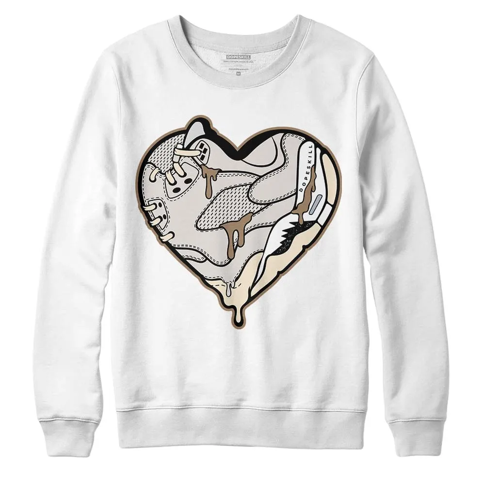 Sail 5s DopeSkill Sweatshirt Heart Jordan 5 Graphic sold by DopeSkill