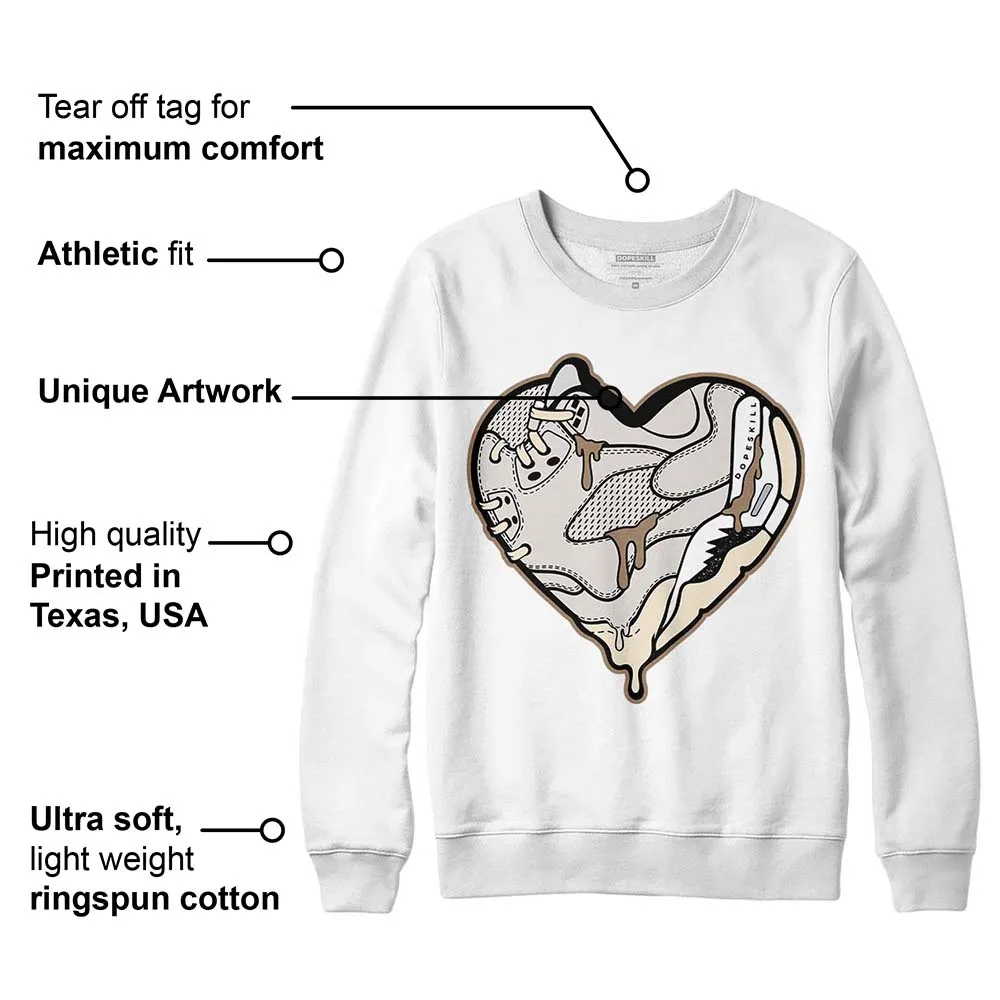 Sail 5s DopeSkill Sweatshirt Heart Jordan 5 Graphic sold by DopeSkill product image thumbnail 3