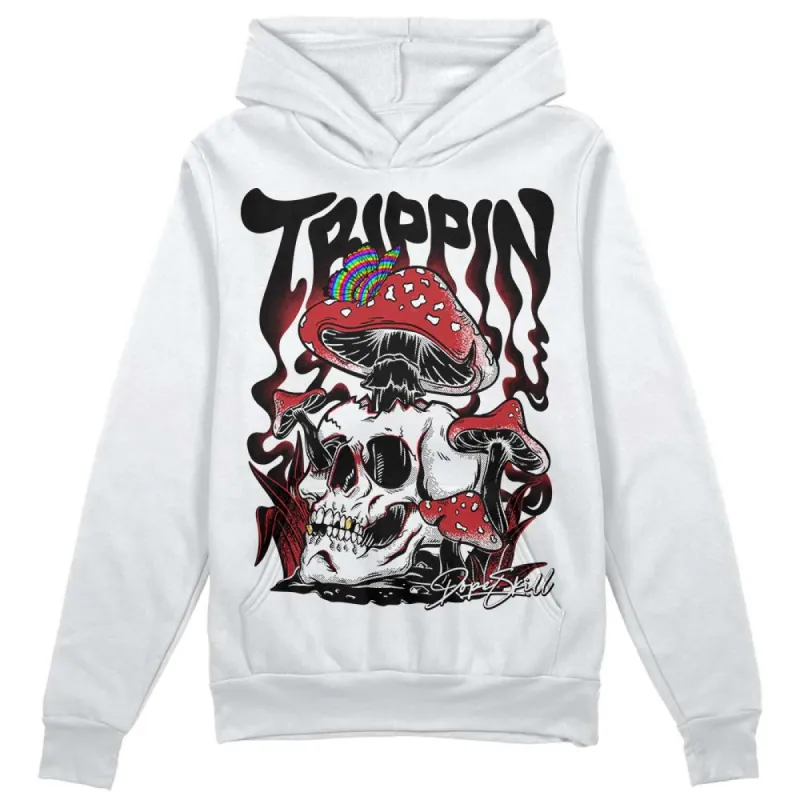 Red Taxi 12s DopeSkill Hoodie Sweatshirt Trippin Graphic sold by DopeSkill