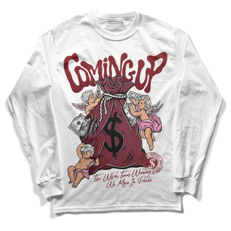 Team Red 1s DopeSkill Long Sleeve T-Shirt Money Bag Coming Up Graphic sold by DopeSkill