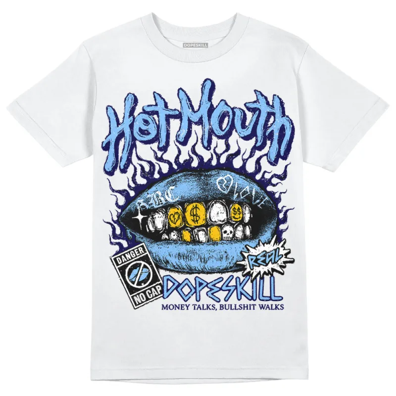 University Blue Collection DopeSkill T-Shirt Hot Mouth Graphic sold by DopeSkill