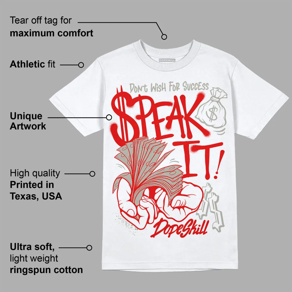 Fire Red 3s DopeSkill T-Shirt Speak It Graphic sold by DopeSkill product image thumbnail 3