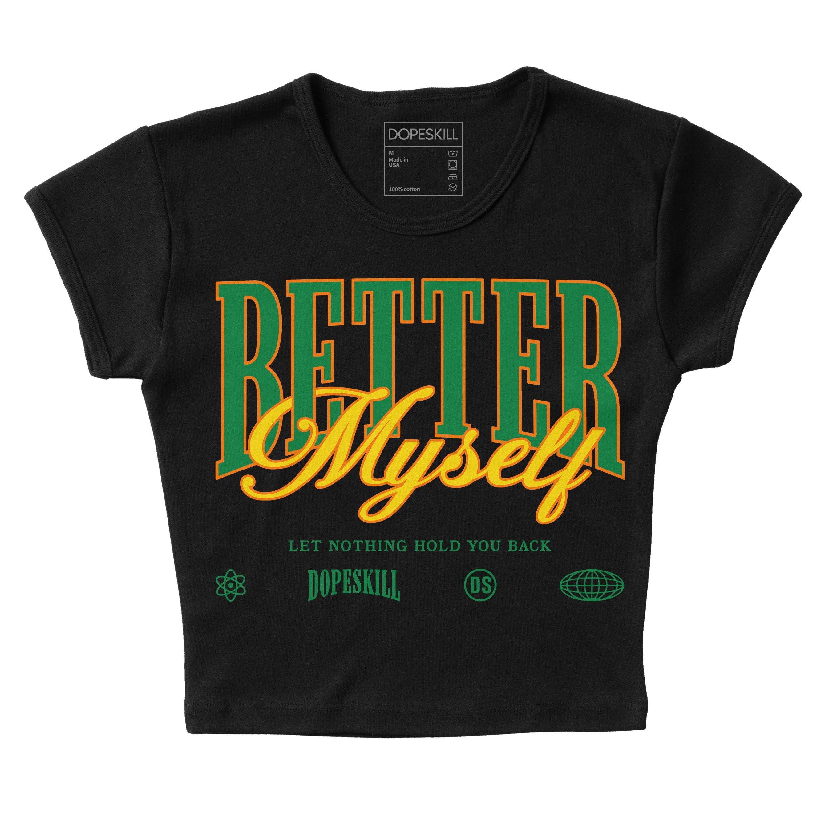 Dunk Low Reverse Brazil DopeSkill Women's Crop Top Better Myself Graphic sold by DopeSkill product image thumbnail 2